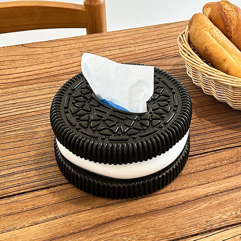 Oreo-Inspired Modern Minimalist Tissue Box