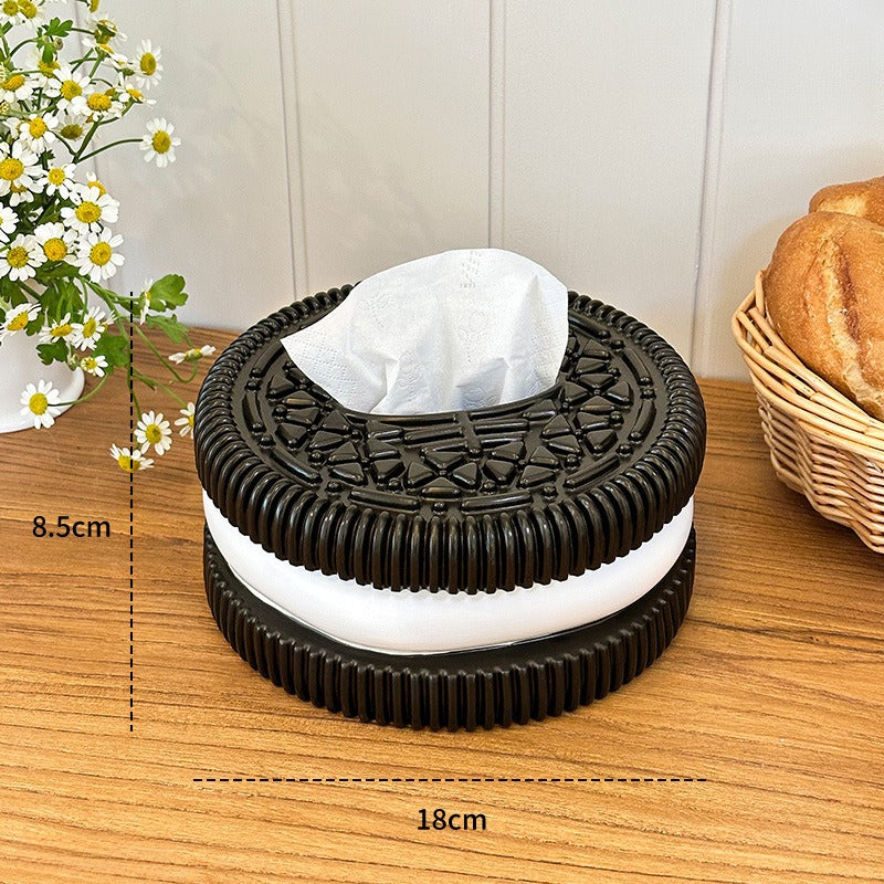 Oreo-Inspired Modern Minimalist Tissue Box