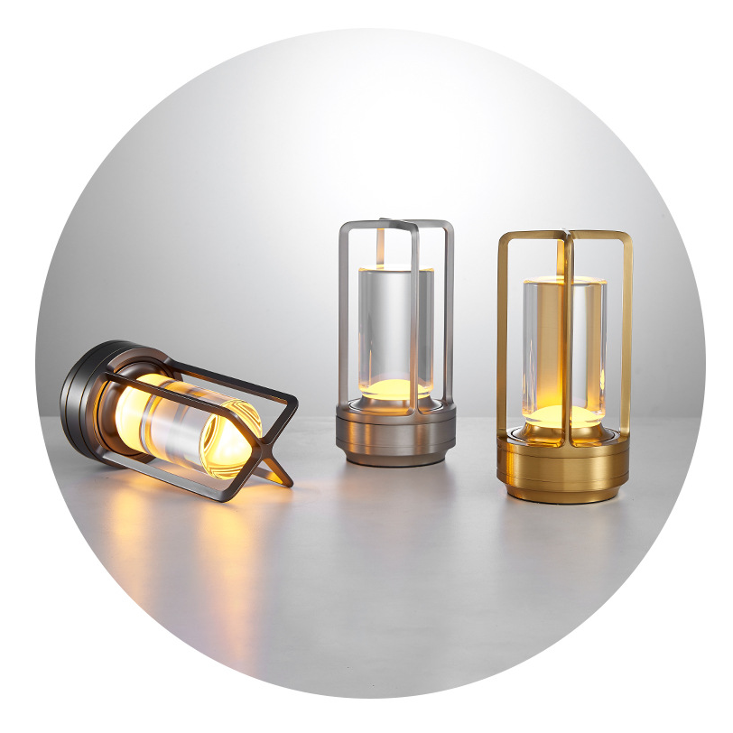 USB Portable Outdoor Camping Lamp - Touch Control, Rechargeable LED Lamp For Bedroom