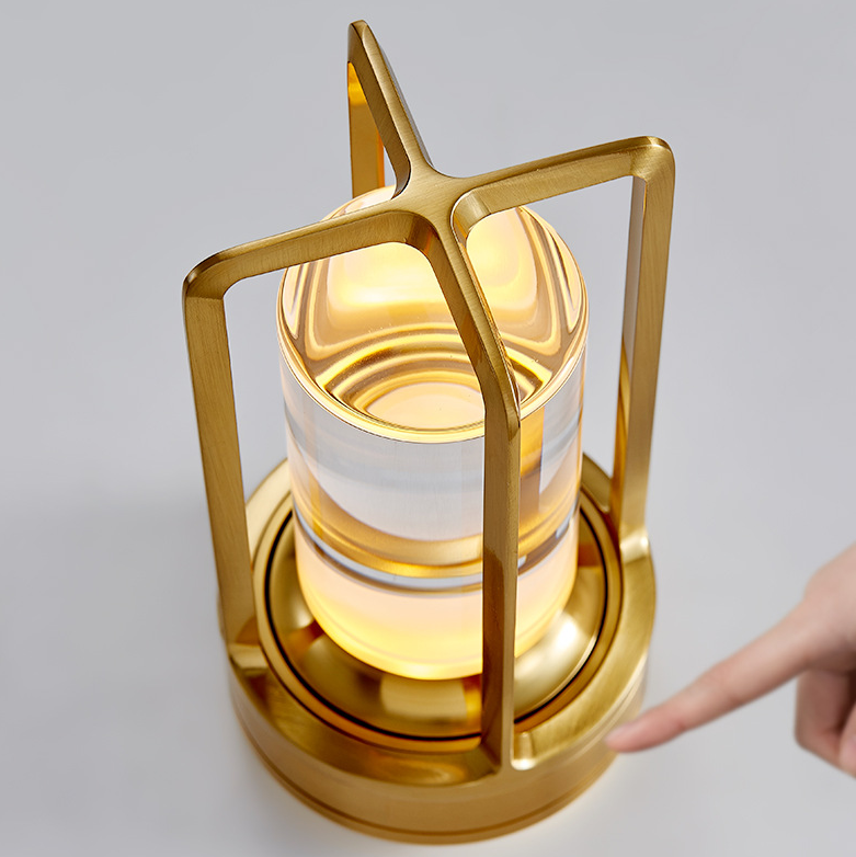 USB Portable Outdoor Camping Lamp - Touch Control, Rechargeable LED Lamp For Bedroom