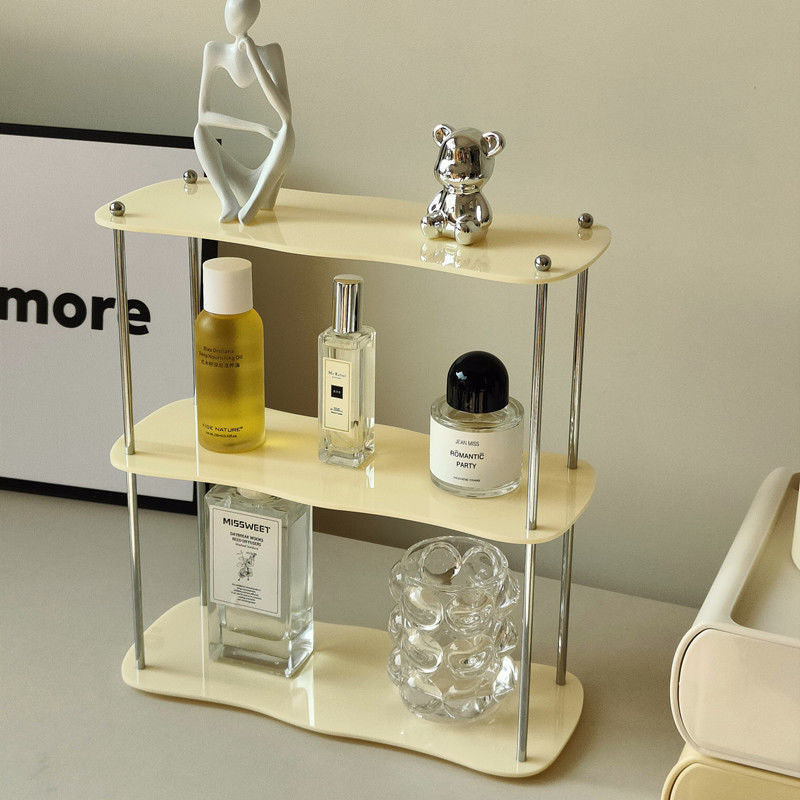 Modern Acrylic Desktop Shelf - Multi-Level Organizer for Mugs, Cups & Essentials