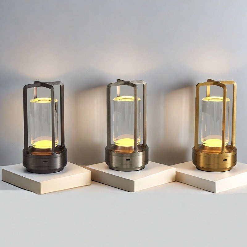 USB Portable Outdoor Camping Lamp - Touch Control, Rechargeable LED Lamp For Bedroom