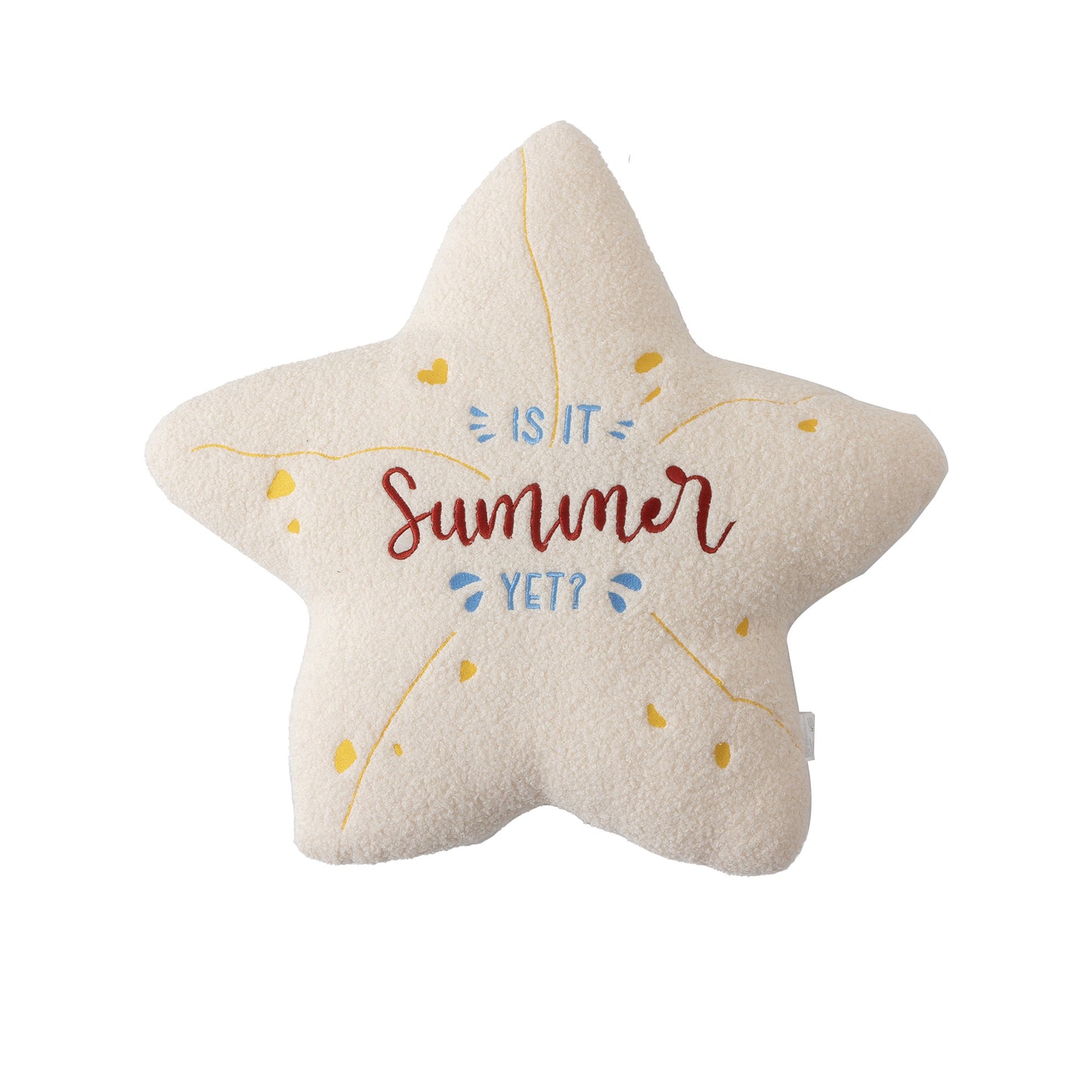Teddy Plush Love Bone Pillow - Embroidered Cartoon Cushion for Sofa & Bed, Soft PP Cotton Filled Home Decor