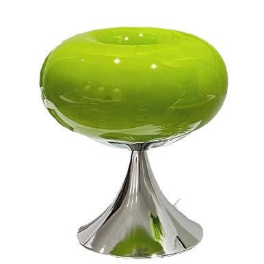 Vintage Apple Table Lamp - French-Inspired Glass Atmosphere Light w/ 3-Color Mood Lighting