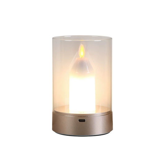 Magic-Sensing LED Flameless Candle Lamp - Gesture-Controlled Warm Light for Bedroom, Dining & Gifts