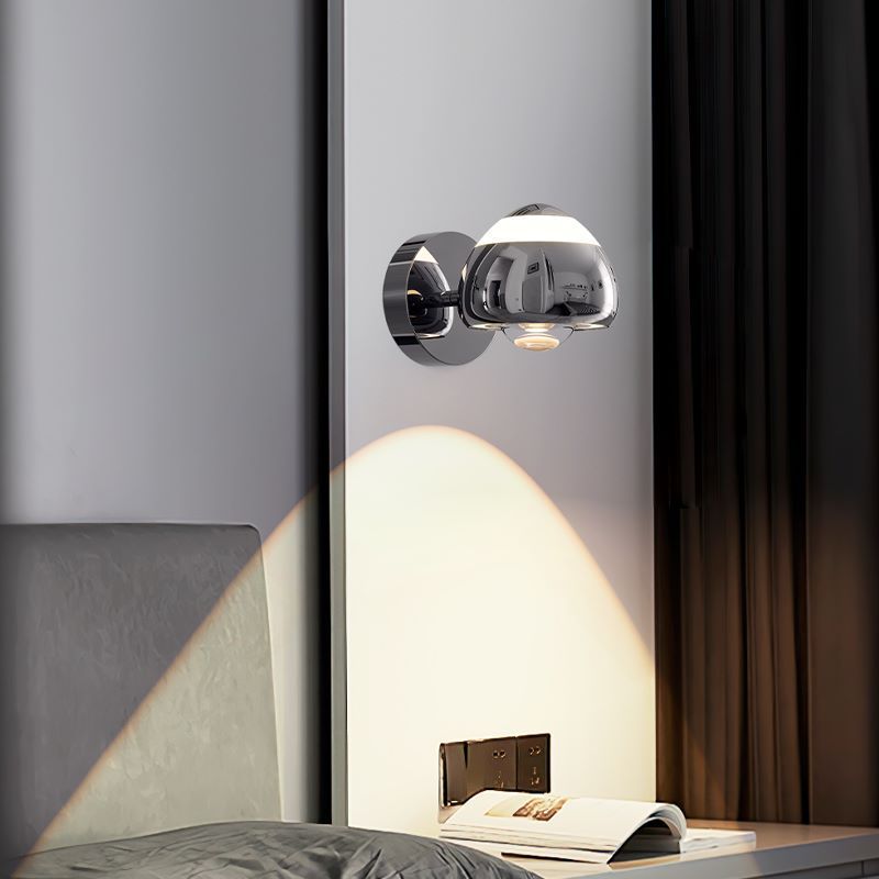 Multi-Angle Minimalist Sconce - Space-Saving Task Light for Stairs, Entryways & Bedside Use