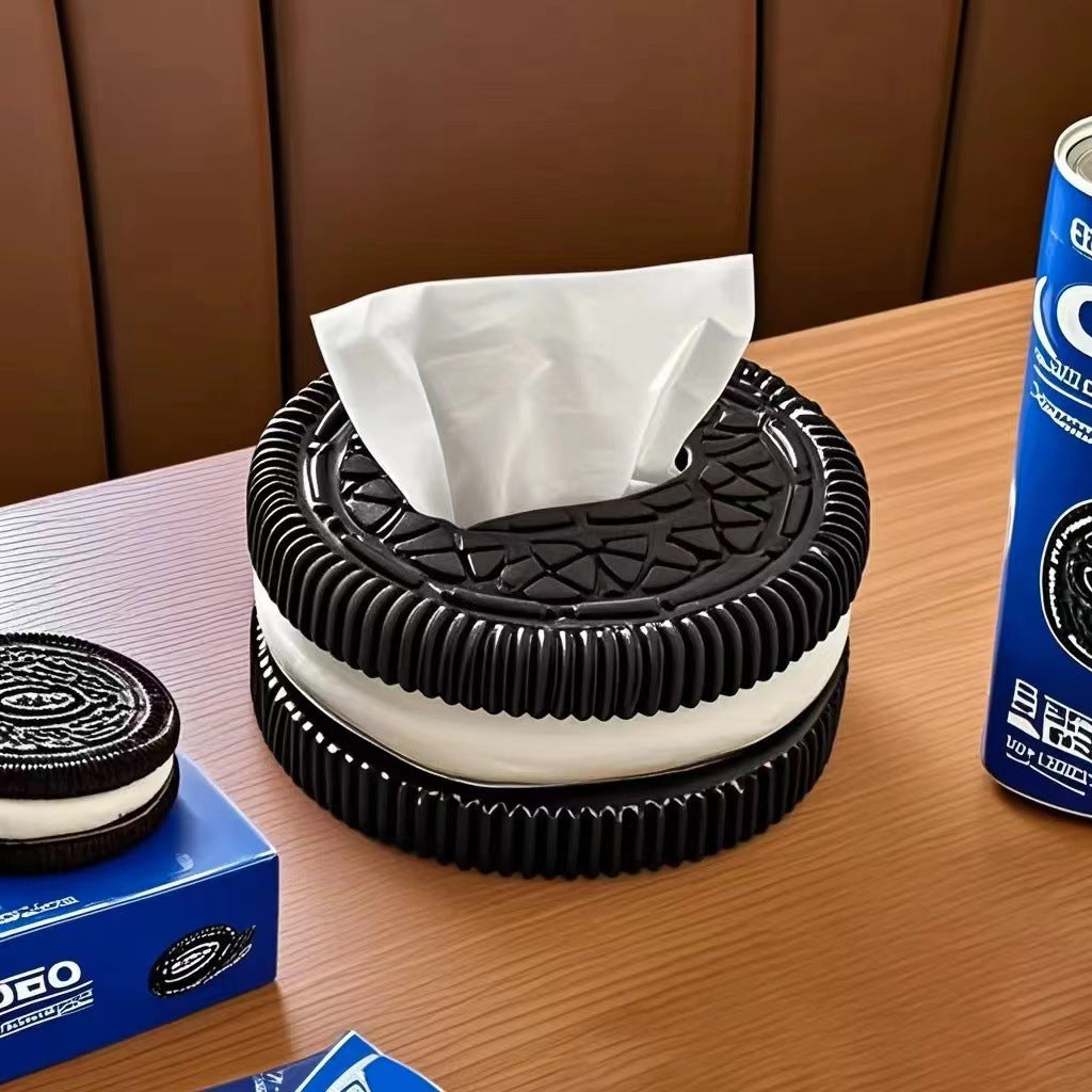 Oreo-Inspired Modern Minimalist Tissue Box