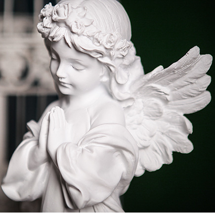 Elevate Your Space with Nordic Charm: The Angel Alice Girl Statue