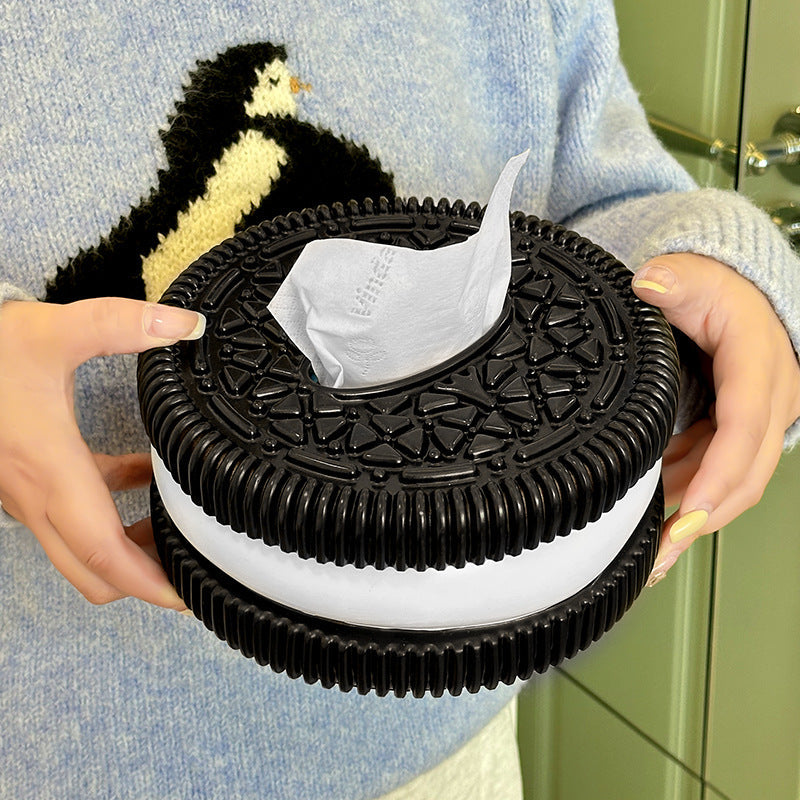 Oreo - Inspired Tissue Box: A Blend of Fun and Function
