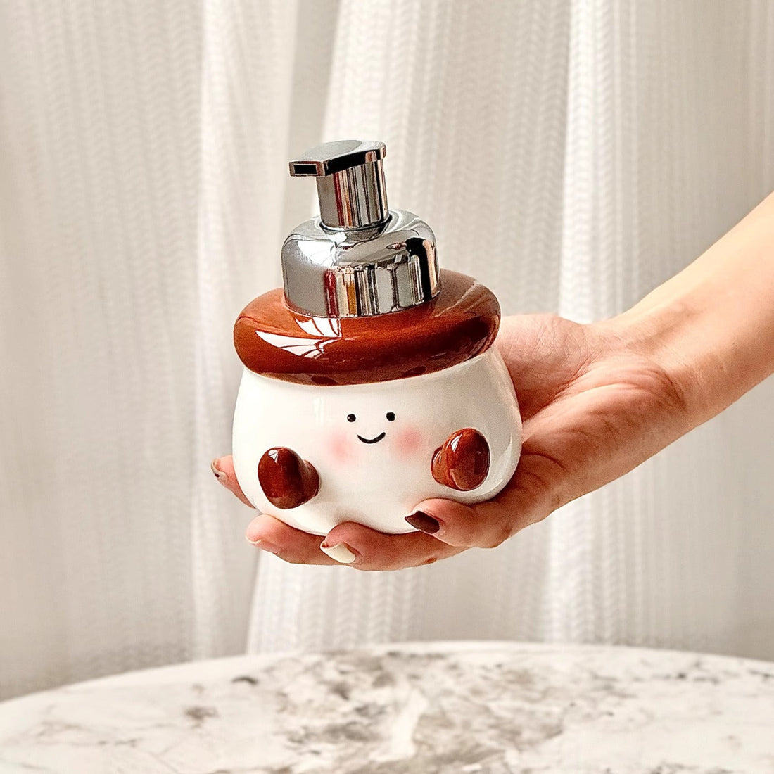 Transform Your Daily Routine: Discover the Elegance of Our Ceramic Foam Dispenser