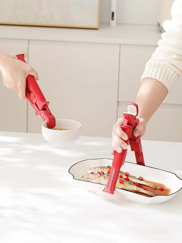 Master Your Kitchen with Premium Heatproof Silicone Tongs!