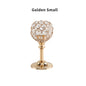 Mini Crystal Candle Holders - Electroplated Decor For Wedding, Hotel, Home & Romantic Dinners