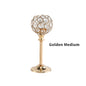 Mini Crystal Candle Holders - Electroplated Decor For Wedding, Hotel, Home & Romantic Dinners