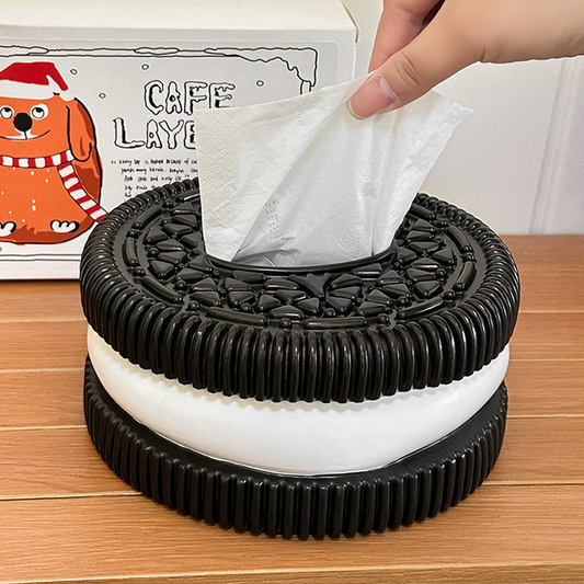 Oreo-Inspired Modern Minimalist Tissue Box