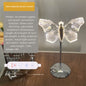 Cute Butterfly USB Night Light - Adjustable Crystal Table Lamp for Bedroom, Desk Decor & Gifts | Modern Mood Lighting
