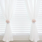 Cute Cartoon Cloud Plush Curtain Tiebacks - Modern Nursery & Bedroom Decor, Soft Fabric Holders for Curtains