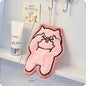Cute Cartoon Puppy Coral Fleece Hand Towel - Super Absorbent, Anti-Odor Hanging Handkerchief for Kitchen & Bathroom