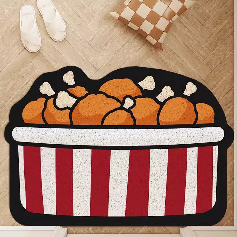 Premium Vintage-Inspired Leather-Look PVC Doormat - Anti-Slip, Easy-Clean Entryway Rug for Malaysian Homes