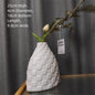 Handmade Low-Fire Ceramic Vase - Lightweight Modern Decor for Floral Arrangements | Minimalist Home & Office Accent