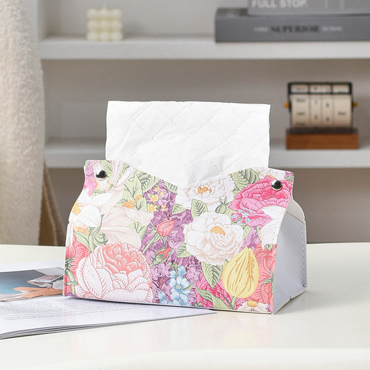 Luxury Leather Tissue Box Cover - Waterproof & Multi-Scene