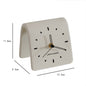 Ultra-Slim Ceramic Desk Clock - Silent Sweep Movement Modern Bedroom & Living Room Decor