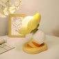 Floral Cat Paw Night Light - Cute Resin Bedside Lamp for Girls, Best Friend Gifts