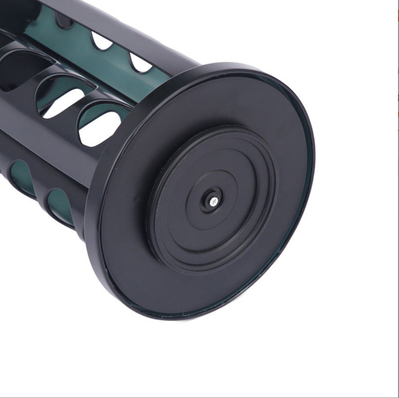 Nordic Style Stainless Steel Rotating Seasoning Rack For Kitchen