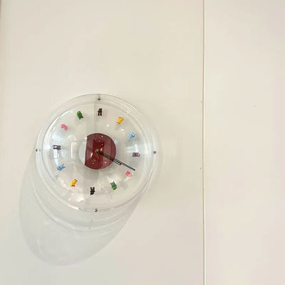 Nordic Bubble Wall Clock - Silent Acrylic Round Clock for Living Room & Office