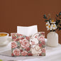 Luxury Cute Cartoon Rabbit Tissue Box Cover - Waterproof Leather Holder for Home, Car, Bathroom Decor