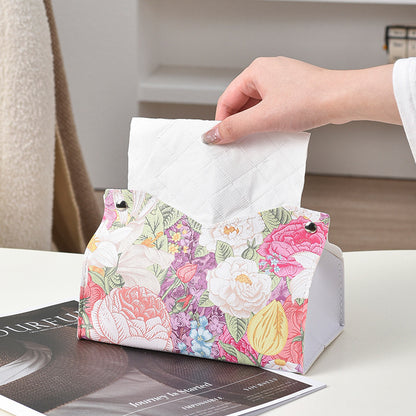 Luxury Leather Tissue Box Cover - Waterproof & Multi-Scene