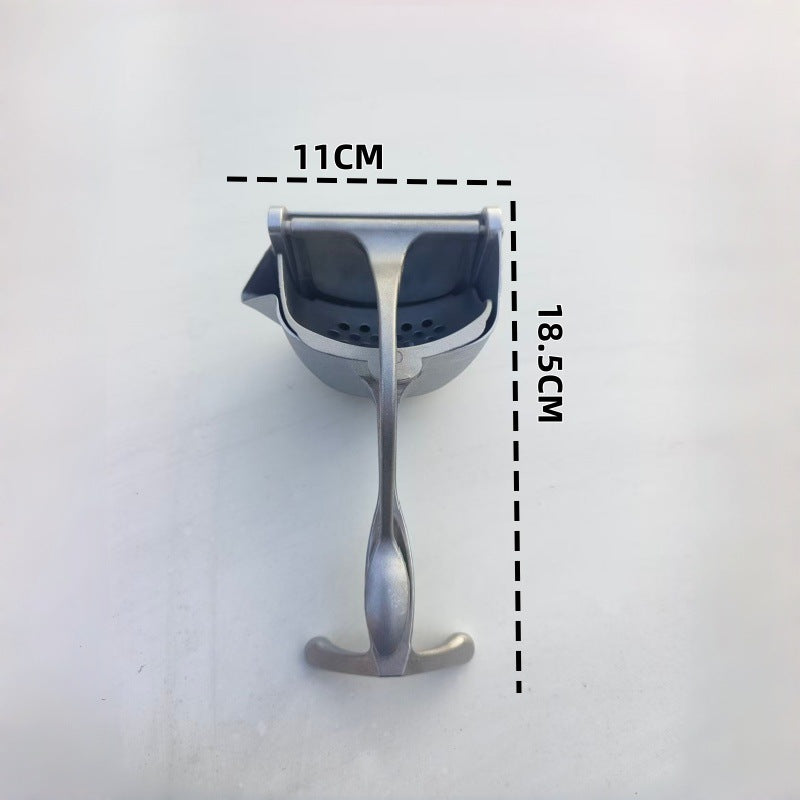 Aluminum Manual Juicer for Fruits - Multifunctional Hand Press Juice Extractor, Compact & Effort-Saving for Home Use