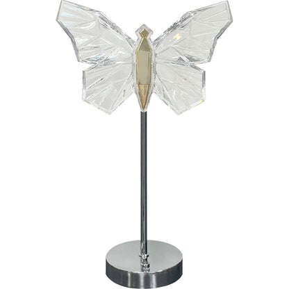 Cute Butterfly USB Night Light - Adjustable Crystal Table Lamp for Bedroom, Desk Decor & Gifts | Modern Mood Lighting