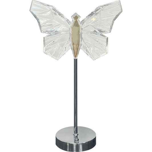 Cute Butterfly USB Night Light - Adjustable Crystal Table Lamp for Bedroom, Desk Decor & Gifts | Modern Mood Lighting