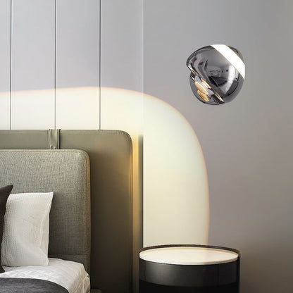 Multi-Angle Minimalist Sconce - Space-Saving Task Light for Stairs, Entryways & Bedside Use