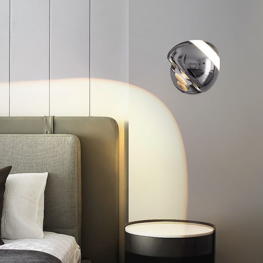 Multi-Angle Minimalist Sconce - Space-Saving Task Light for Stairs, Entryways & Bedside Use