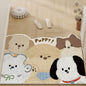 Cartoon Silky Scraper Door Mat - Dirt-Resistant Tech Fabric Rug for Entrance, Kid-Friendly & Non-Slip