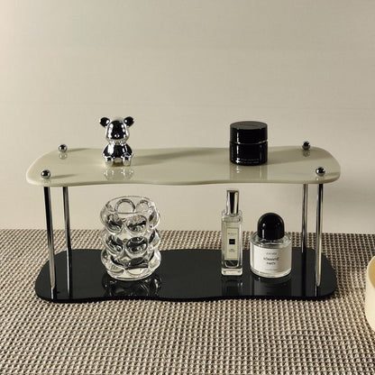 Modern Acrylic Desktop Shelf - Multi-Level Organizer for Mugs, Cups & Essentials