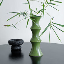 Vintage Revival Ceramic Vase - Modern Minimalist Glazed Home Decor for Fresh/Dried Flowers, Hydroponics
