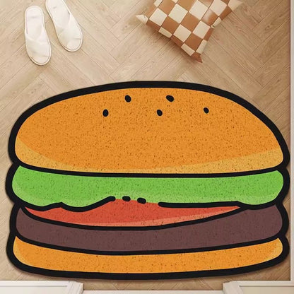 Premium Vintage-Inspired Leather-Look PVC Doormat - Anti-Slip, Easy-Clean Entryway Rug for Malaysian Homes