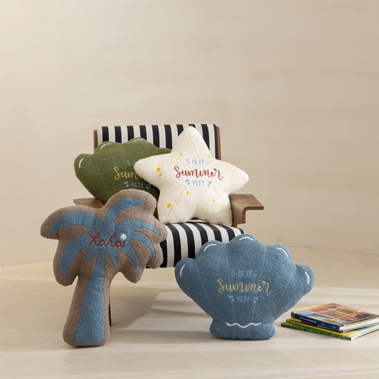 Teddy Plush Love Bone Pillow - Embroidered Cartoon Cushion for Sofa & Bed, Soft PP Cotton Filled Home Decor