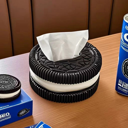 Oreo-Inspired Modern Minimalist Tissue Box