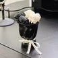 Ceramic Fruit Fork Bouquet Holder - Elegant Kitchen & Dessert Table Organizer with Floral Design, Durable Eco-Friendly Material